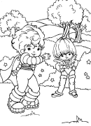 Вясёлка яркая Інтэрнэт -афарбоўка